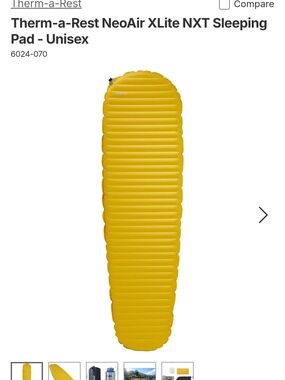 NON-NEGOCIABLE Therm-a-Rest NeoAir XLite NXT Sleeping Pad - Small